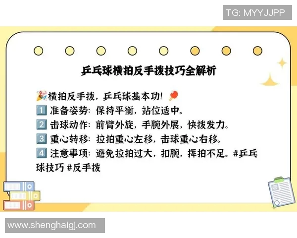 从零起步掌握乒乓球心理素质的全面提升与实战技巧解析